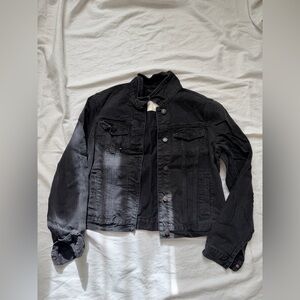 Abercrombie & Fitch Black Denim Jacket